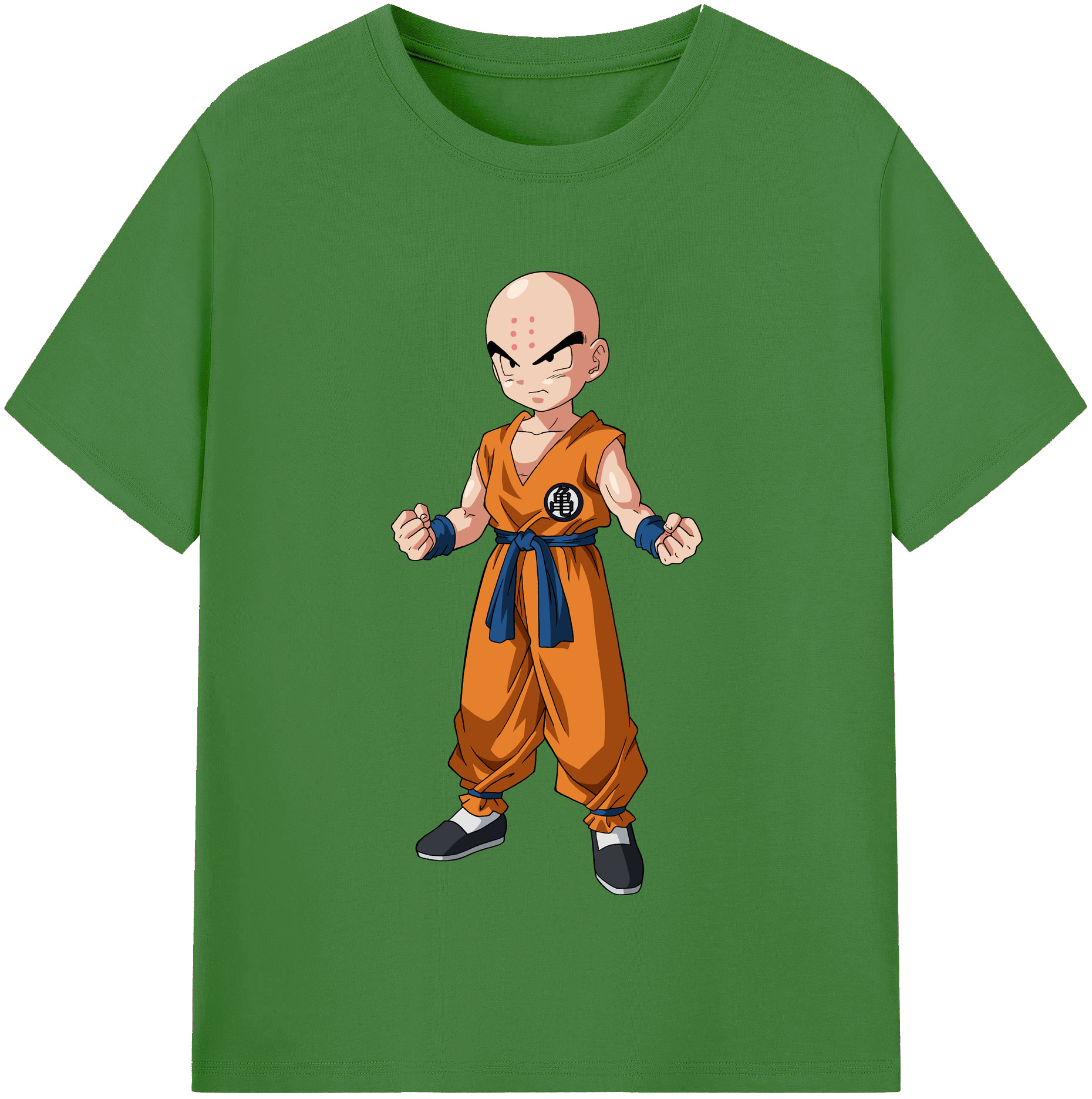 （画像用） ドラゴンボール クリリン DRAGON BALL krillin レディースカジュアルプリントTシャツ（綿100％）